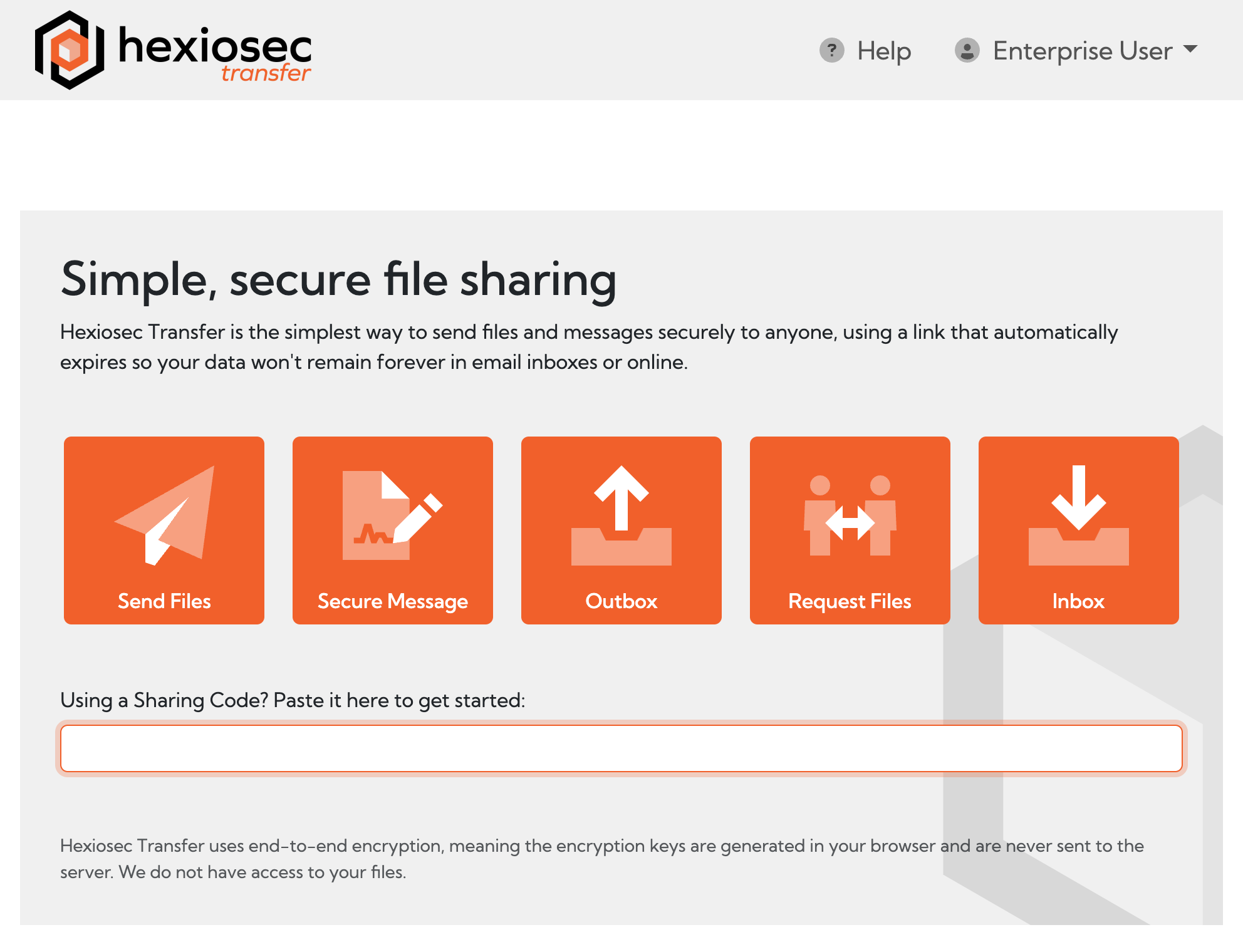 Hexiosec Transfer
